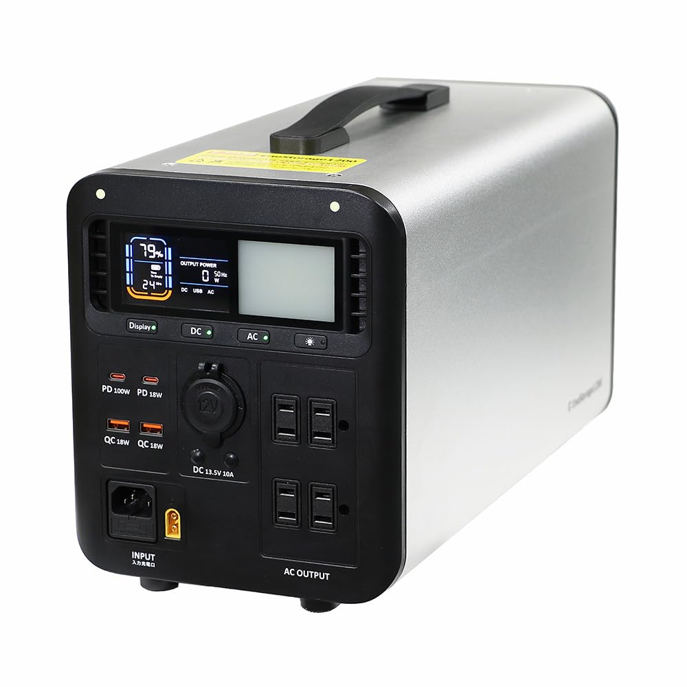 Amazon.co.jp: GOODGOODS ポータブル電源 1008WH 出力1200W (瞬間最大